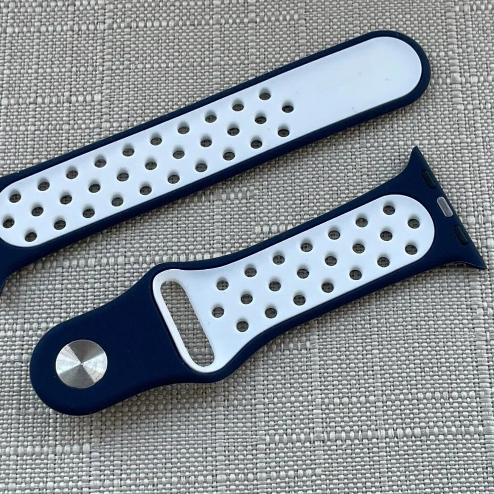 Replacement Sport Strap for iWatch Blue Tone Band Size 38/40mm